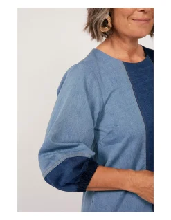 HAZEL DENIM SHIFT DRESS
