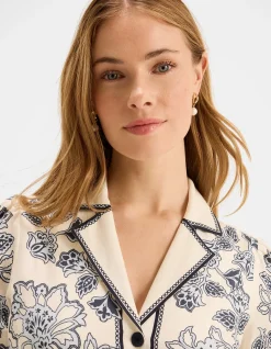 Hazel Floral Border Dress