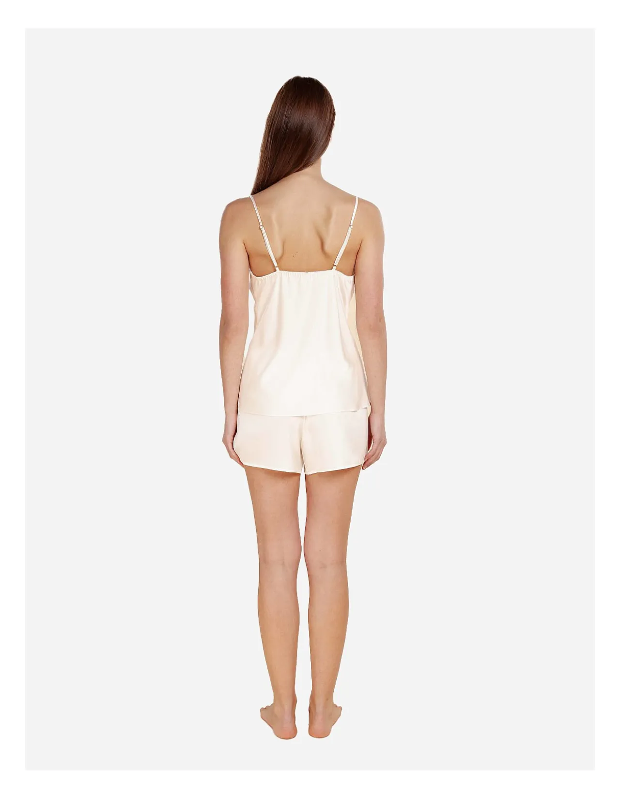Heather Silky Satin Cami and Short Set