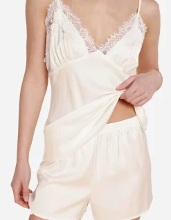 Heather Silky Satin Cami and Short Set