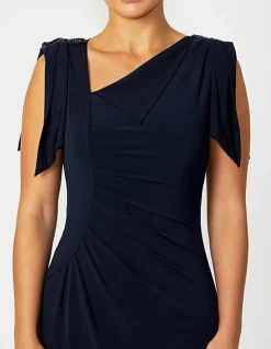 HEBE NAVY JERSEY DRESS