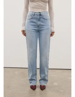 Heidi High Rise Straight Leg Denim Jeans