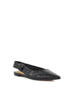 Heighten Slingback Flat Black