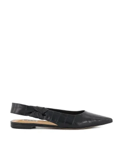 Heighten Slingback Flat Black