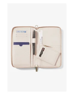 Hemingway Slim Travel Wallet With Wrist Strap Dune