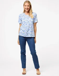 Heritage Stretch Slim Leg Denim Jean