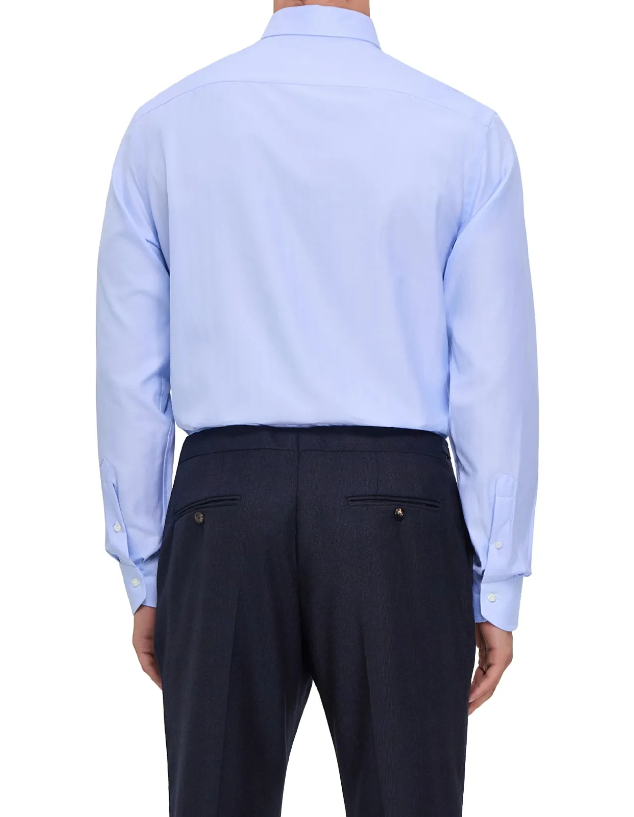 HERRINGBONE STRIPE MODERN FIT SHIRT