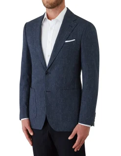 HERRINGBONE WEAVE JACKET