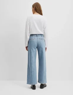 High Rise Wide Comfort Stretch Wide Leg Jeans