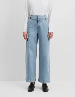 High Rise Wide Comfort Stretch Wide Leg Jeans
