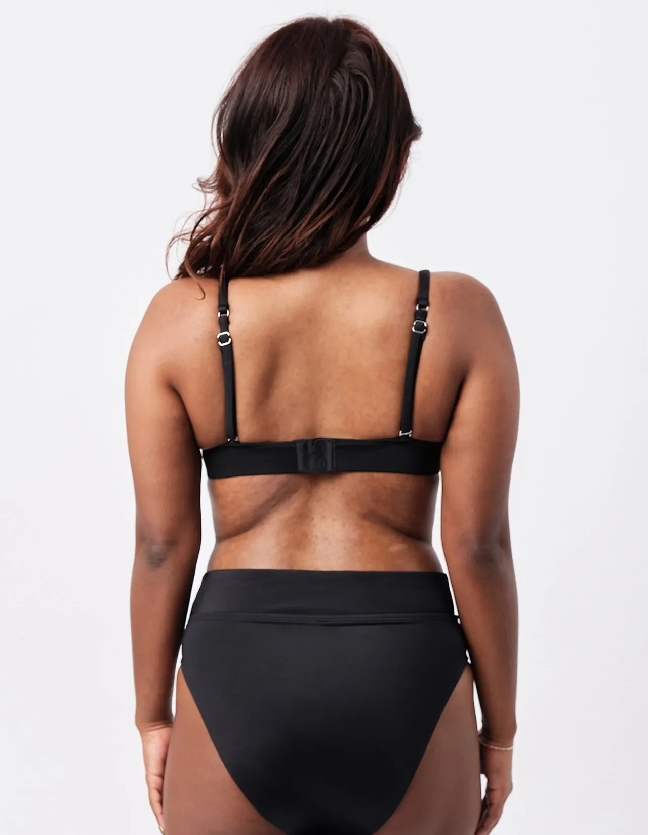 High-Cut High-Waisted Bikini Bottom