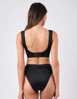 High-Cut High-Waisted Bikini Bottom