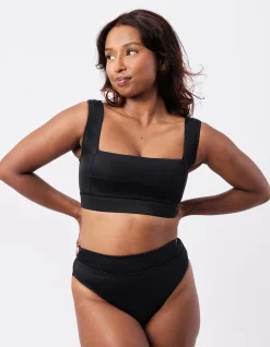 High-Cut High-Waisted Bikini Bottom