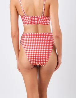 High-Cut High-Waisted Bikini Bottom