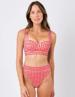 High-Cut High-Waisted Bikini Bottom