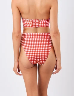 High-Cut High-Waisted Bikini Bottom
