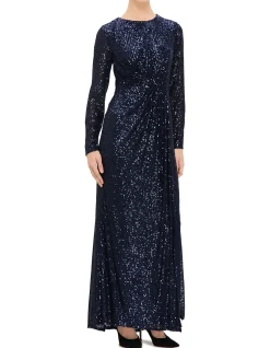 HIGH NECK LS GOWN