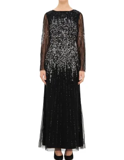 HIGH NECK LS GOWN