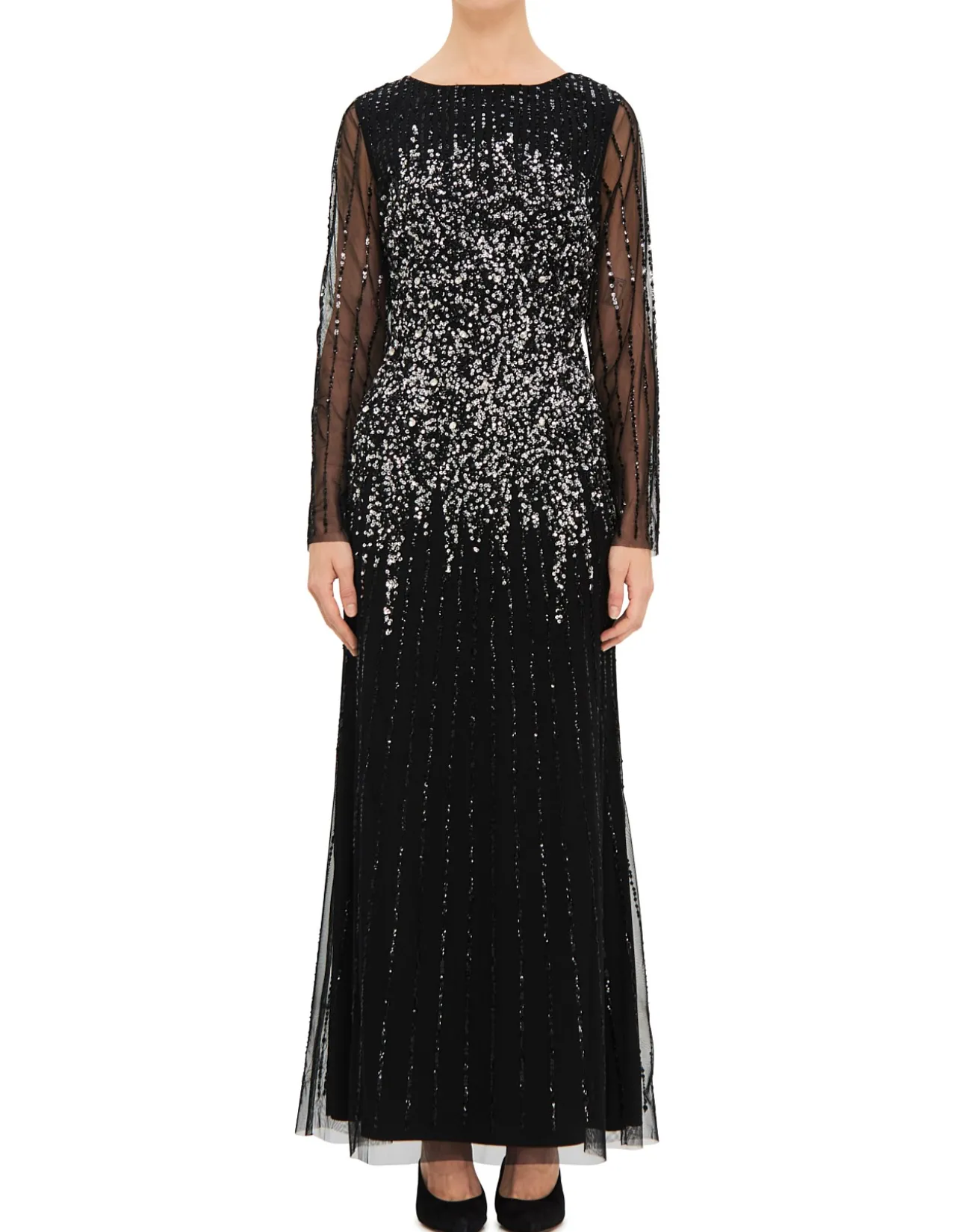 HIGH NECK LS GOWN