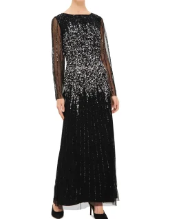 HIGH NECK LS GOWN