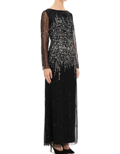 HIGH NECK LS GOWN