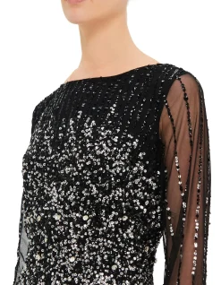 HIGH NECK LS GOWN