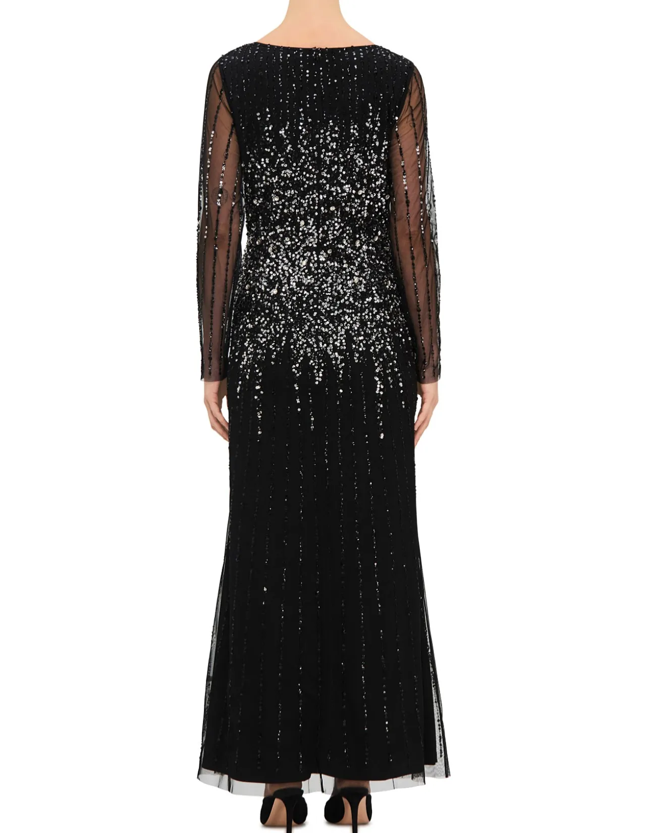 HIGH NECK LS GOWN