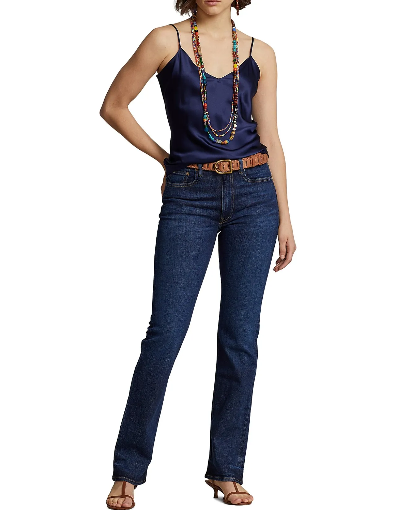 High-Rise Straight Fit Jean