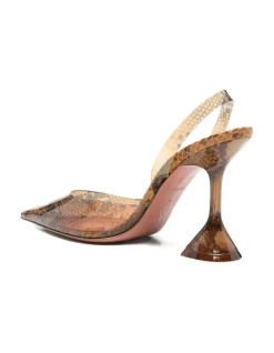 HOLLI GLASS SLING 95 CL GLASS HEEL PVC