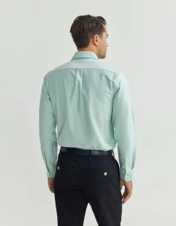 HOLLOWAY OXFORD WEAVE COTTON SHIRT