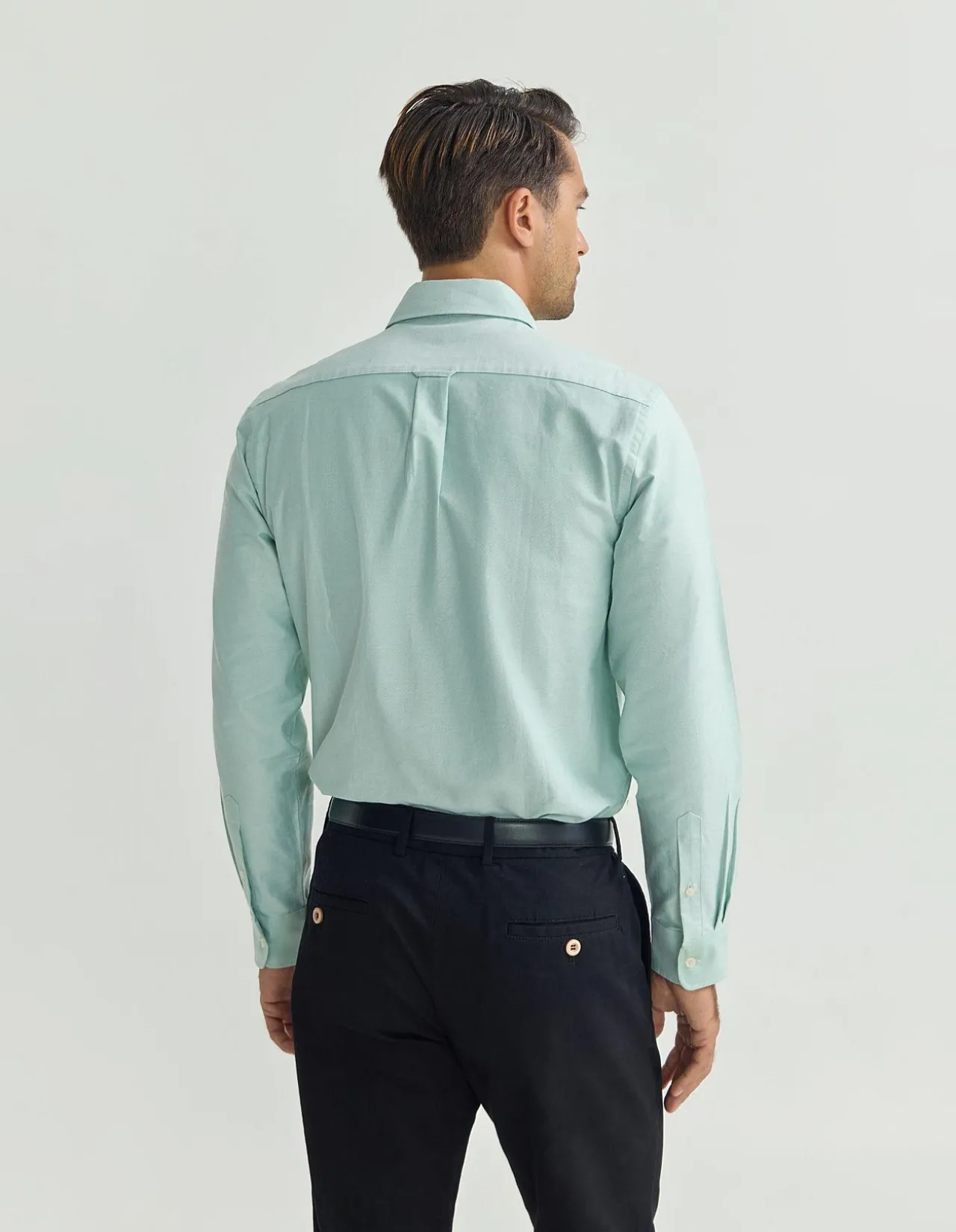 HOLLOWAY OXFORD WEAVE COTTON SHIRT