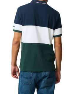 HOMEBAY SPORTS FIT POLO - FOREST