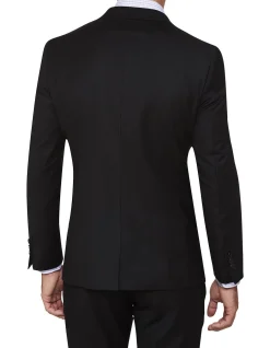 Hopkins Wool Suit Jacket Black