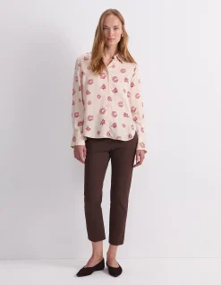 HORSE COL BLOCK PRINT SHIRT