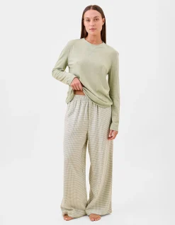 Houndstooth Full Length Pant