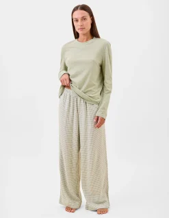 Houndstooth Full Length Pant