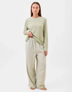 Houndstooth Full Length Pant