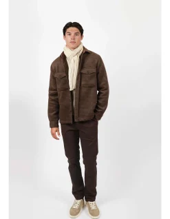 HOUNDSTOOTH WOOL BLND JACKET