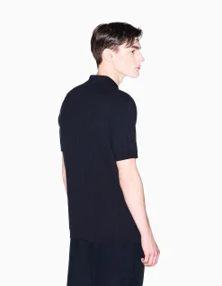 Ibiza Zip Neck Knit Polo