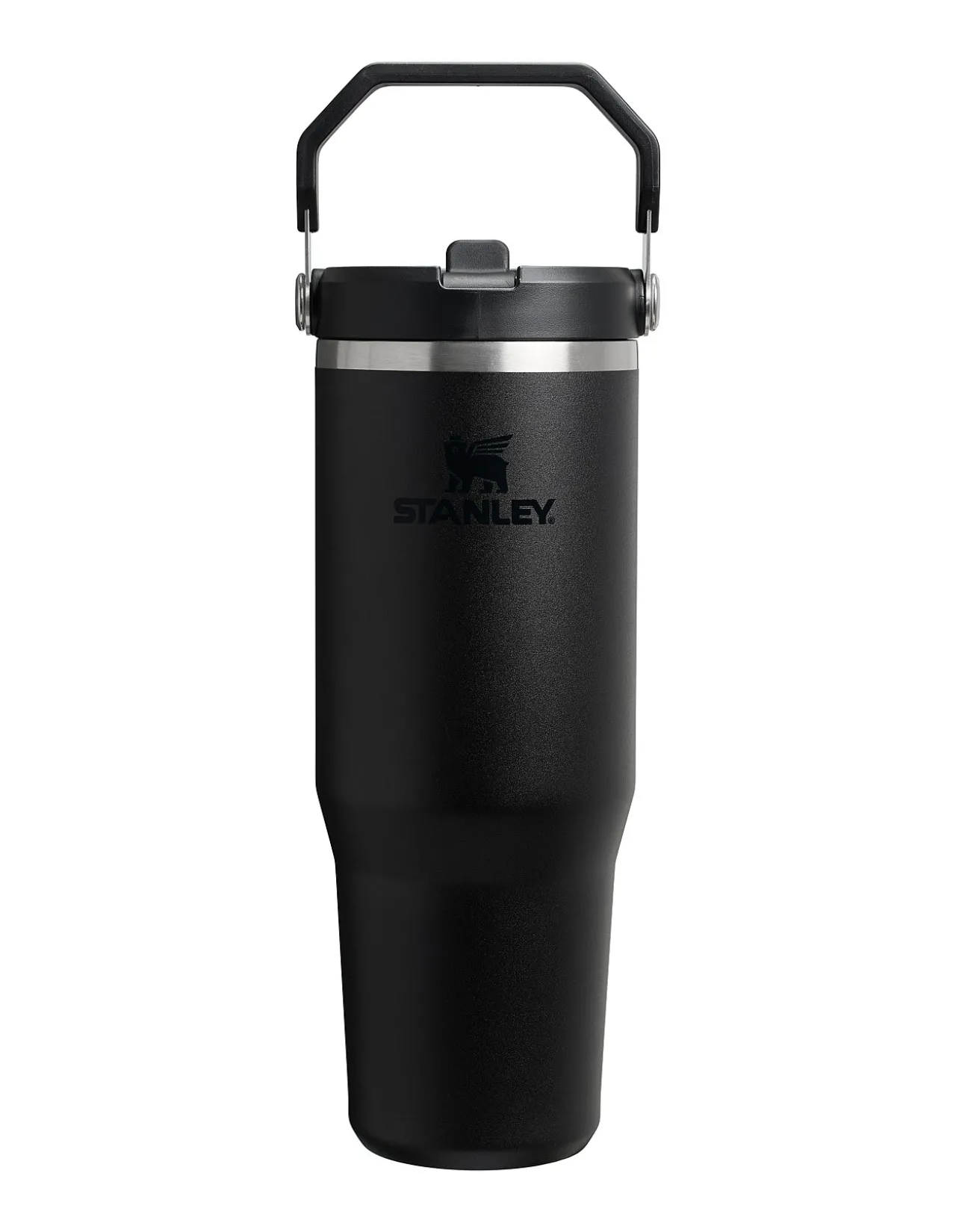 ICEFLOW 2.0 FLIPSTRAW TUMBLER 30OZ BLACK 2.0