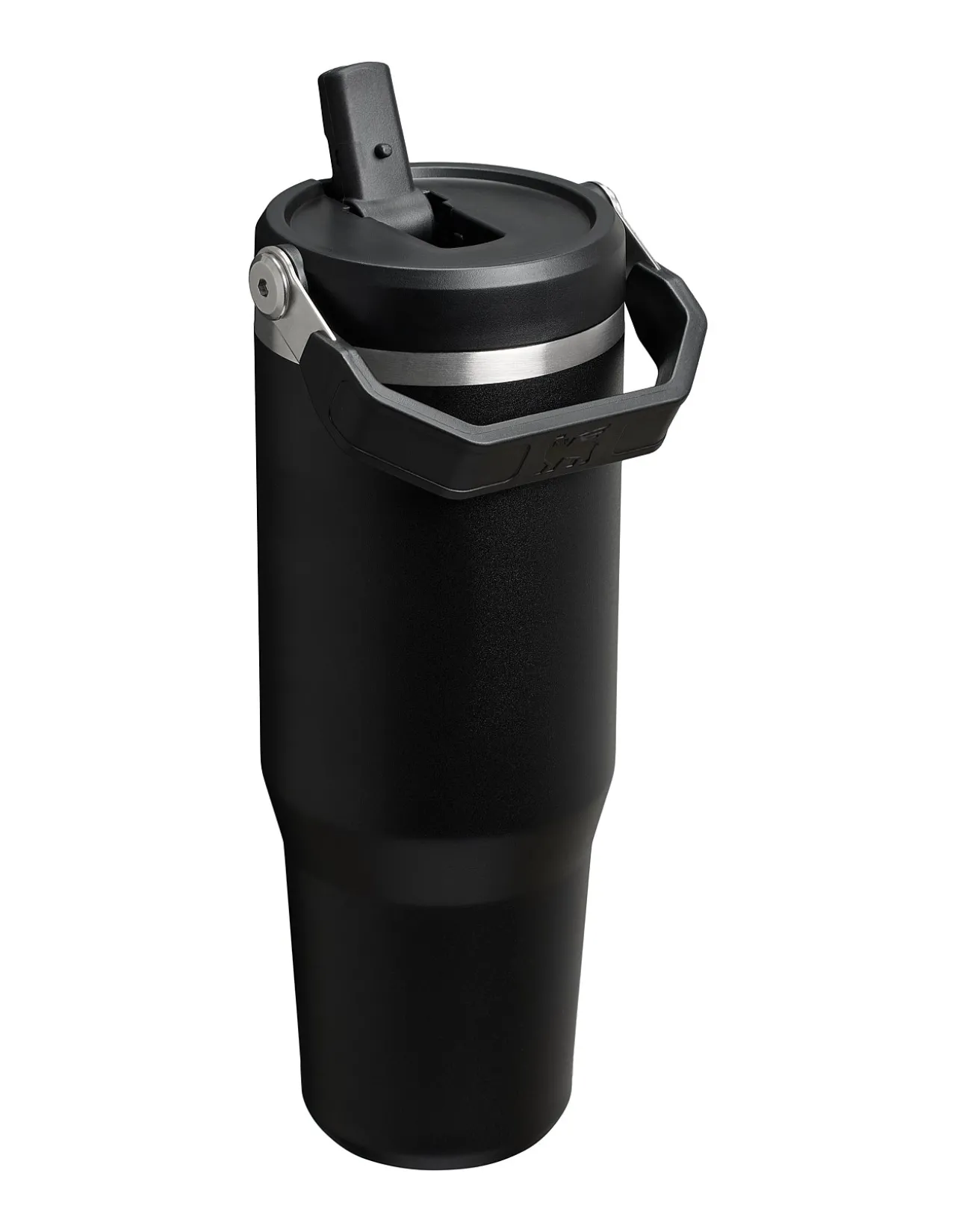 ICEFLOW 2.0 FLIPSTRAW TUMBLER 30OZ BLACK 2.0
