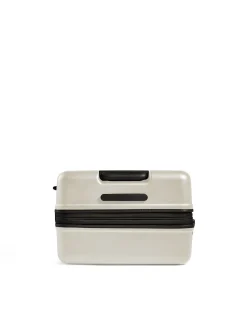 Icon Stripe 80cm Expandable Extra Large Suitcase Taupe