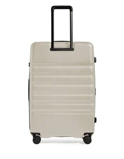 Icon Stripe 80cm Expandable Extra Large Suitcase Taupe