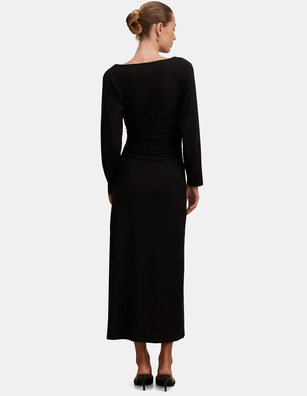 IMMY CINCHED WAIST MIDI DRESS