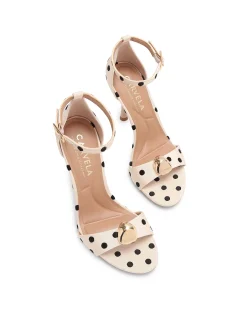 Incanto Polka Leather Heeled Sandal