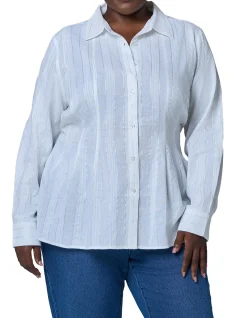 INDIGO TONIC-ANDREA TEXTURED SHIRT
