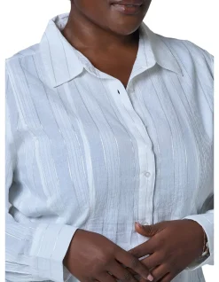 INDIGO TONIC-ANDREA TEXTURED SHIRT