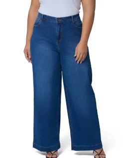 INDIGO TONIC-SULLY WIDE LEG JEAN