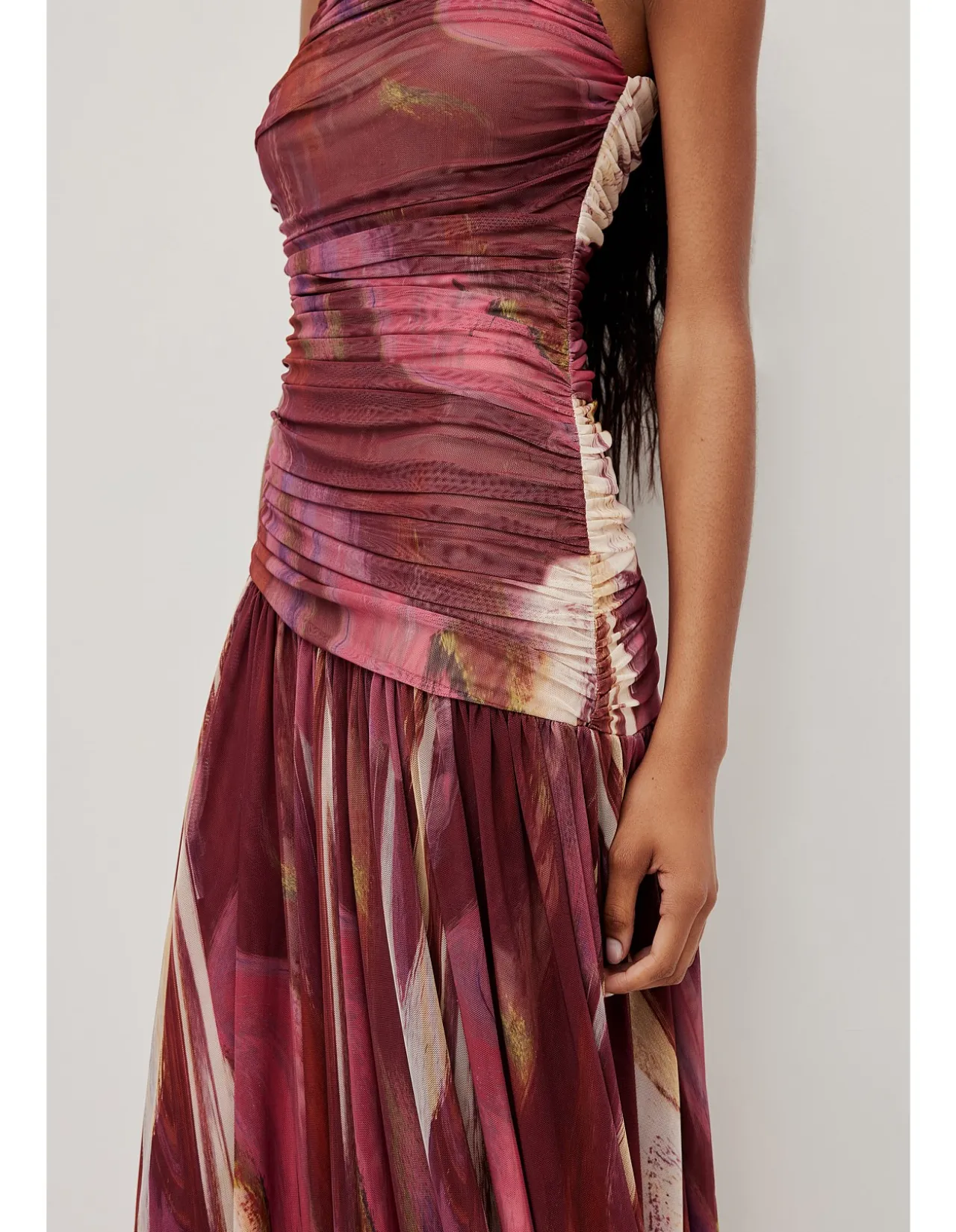 Ines Mesh Maxi Dress