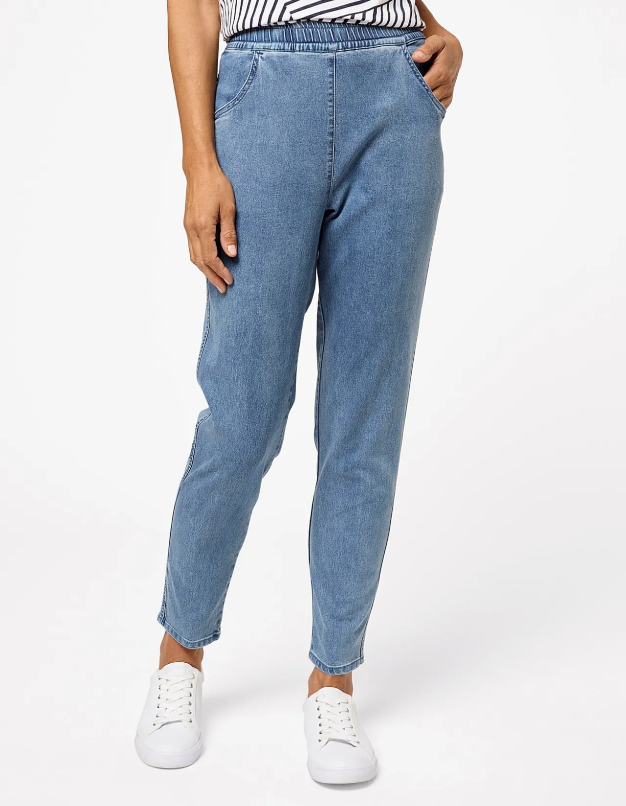 Intense Denim Short Length Pant